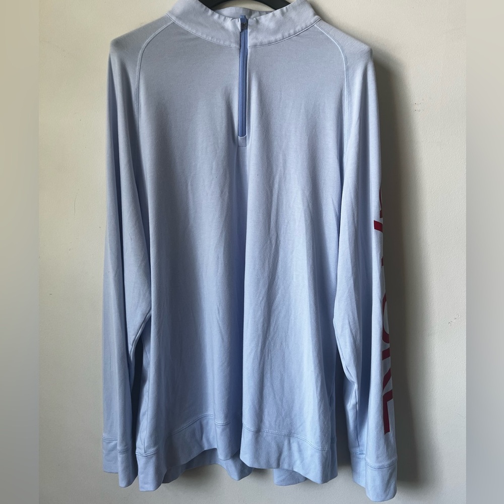 G/FORE Sky Blue Long Sleeve Shirt Quarter Zip